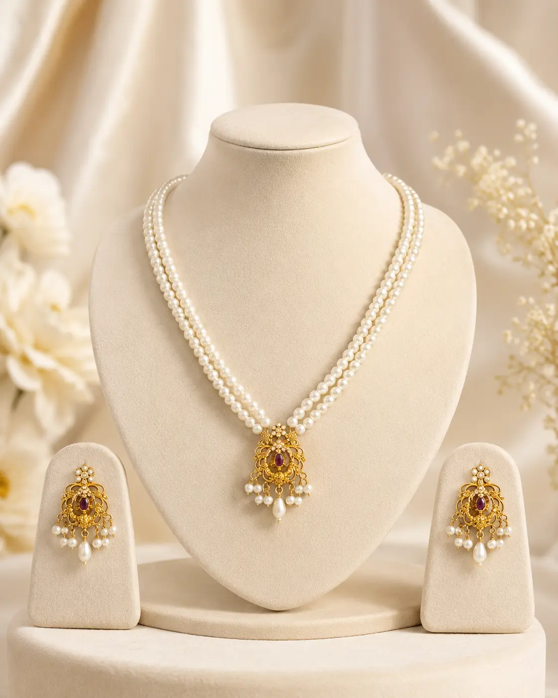 Rajmukta Necklace Set